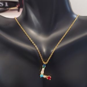 Initial necklace